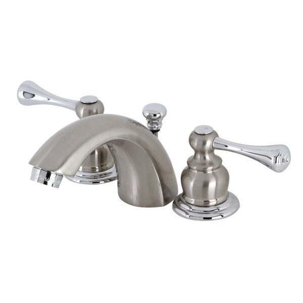 KB3947BL Mini-Widespread Bathroom Faucet, Nickel/Chrome